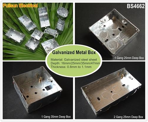 2 Gang Shallow Electrical Box
