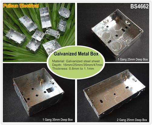 Double Gang Metal Switch Box