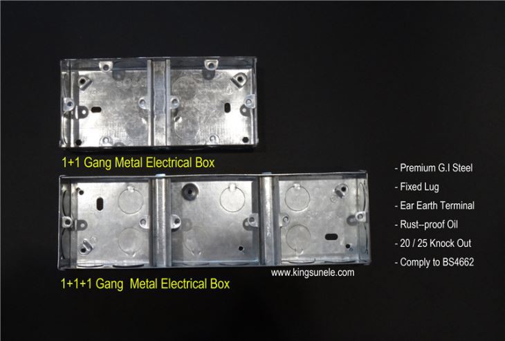 2 Gang Shallow Electrical Box