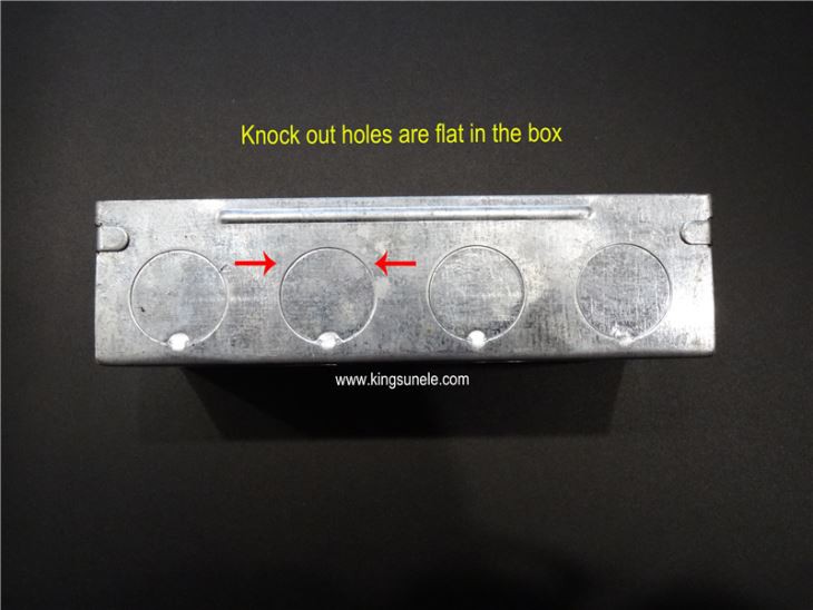 2 Gang Steel Electrical Enclosure
