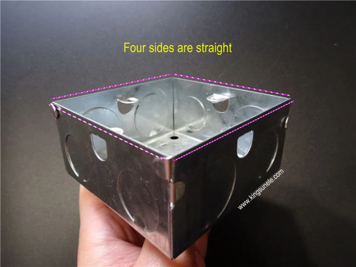 3 Gang Steel Box With Metal Studs