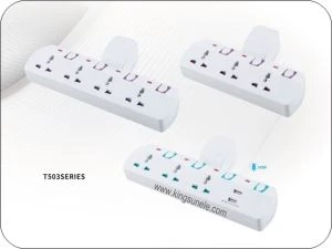 Extension Socket 4 Gang CB Muaj Ntawv Tso Cai Siv Hauv Tsev