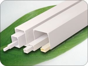 PVC Loj Trunking Rau Hluav Taws Xob Cables