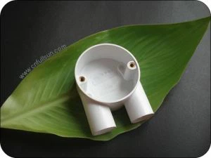PVC Conduit Box U Way Hluav Taws Pov Thawj