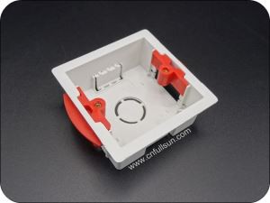 PVC Hluav Taws Xob Lub thawv Conduit Box BS Txuj